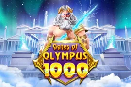 Карточка игры Gates of Olympus 1000 в казино Олимп