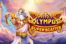 Карточка игры Gates of Olympus Super Scatter в казино Олимп