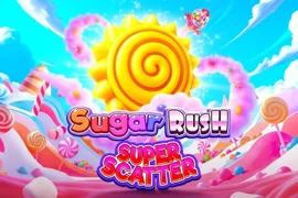 Карточка игры Sugar Rush Super Scatter в казино Олимп