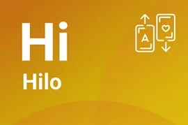 Карточка игры Hi Lo в казино Олимп