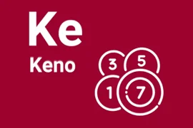 Карточка игры Keno в казино Олимп